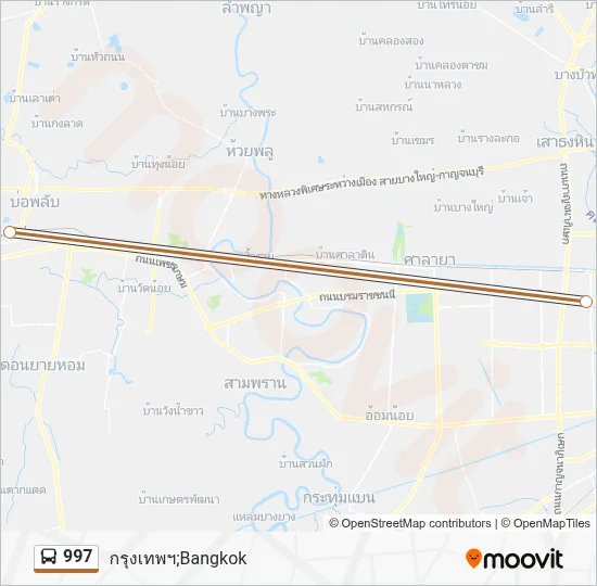 997 Bus Line Map