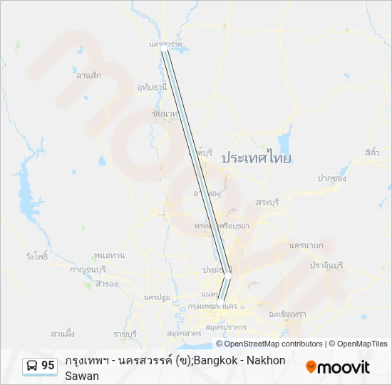 95 Bus Line Map