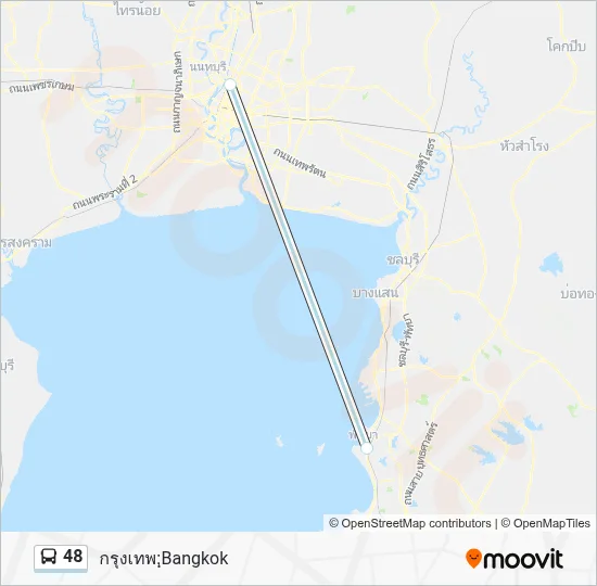 48 Bus Line Map