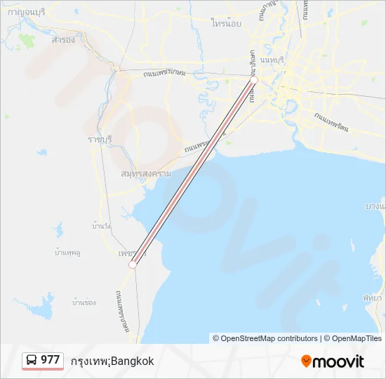 977 Bus Line Map