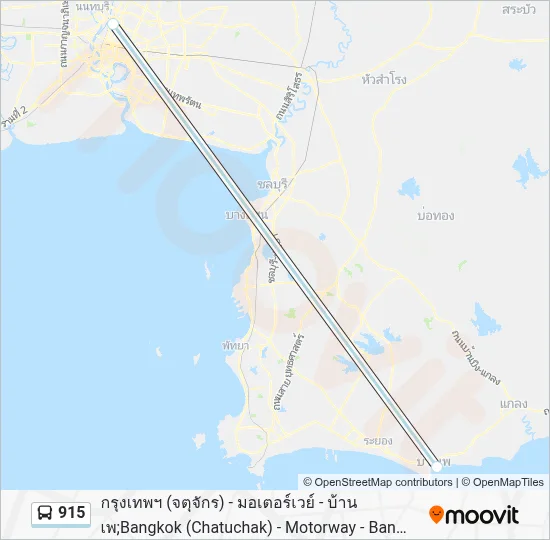 915 Bus Line Map