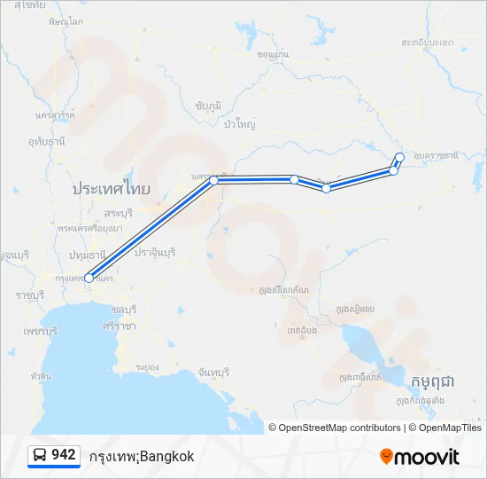 942 Bus Line Map
