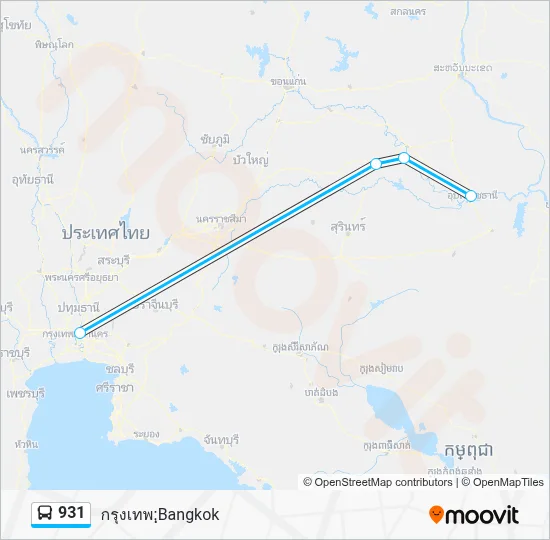 931 Bus Line Map