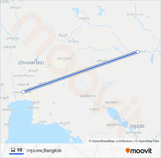 98 Bus Line Map