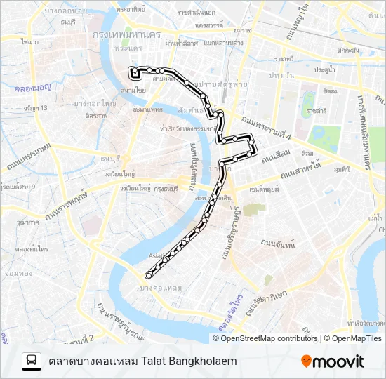 1 Bus Line Map