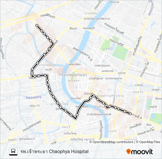 40 Bus Line Map