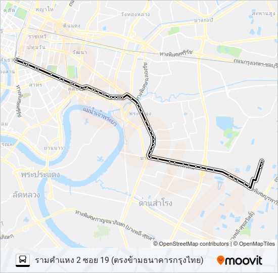 46 bus Line Map