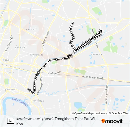 71 Bus Line Map