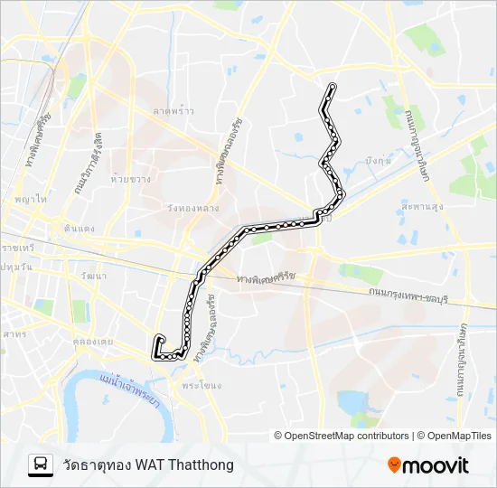 71 Bus Line Map