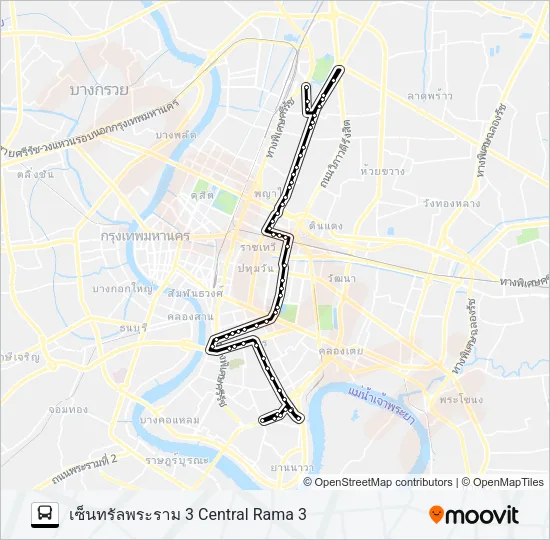 77 Bus Line Map