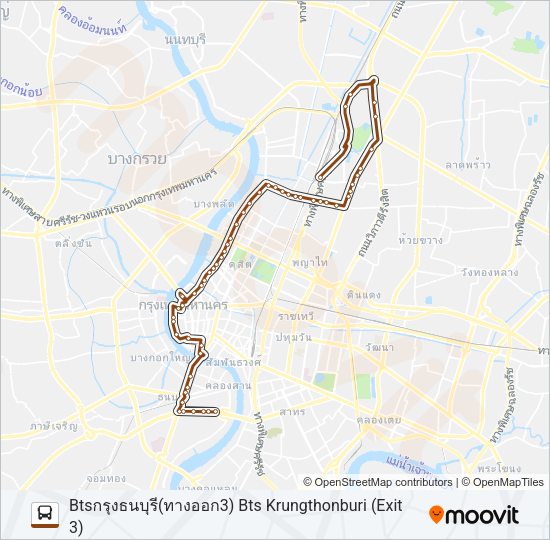 3 รถบัส แผนที่สายรถ