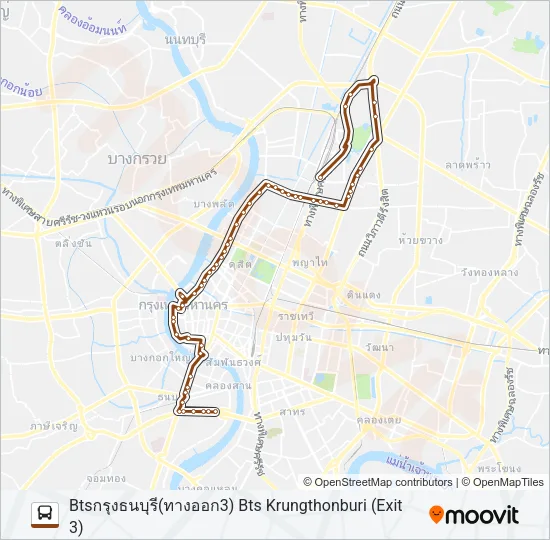 3 Bus Line Map