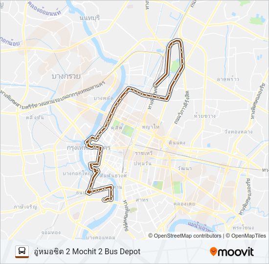 3 รถบัส แผนที่สายรถ