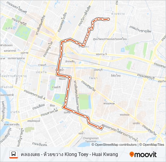 13 bus Line Map