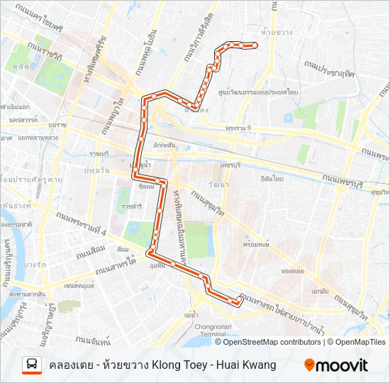 13 Bus Line Map