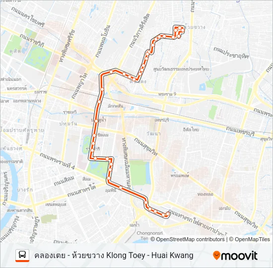 13 Bus Line Map