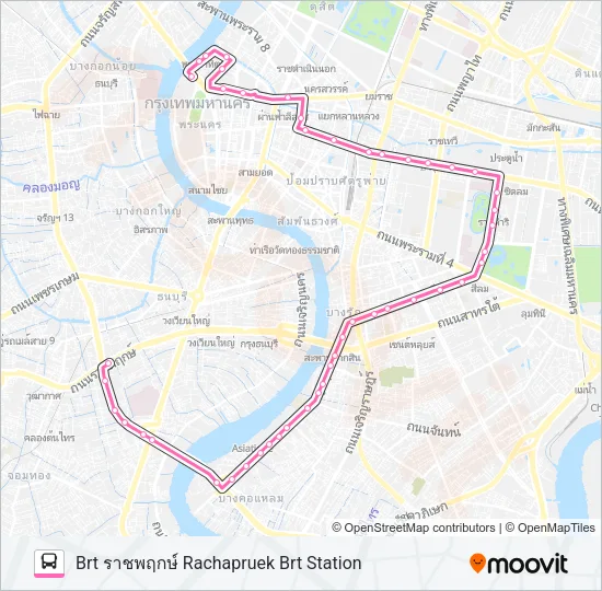 15 Bus Line Map