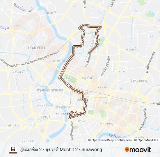 16 Bus Line Map