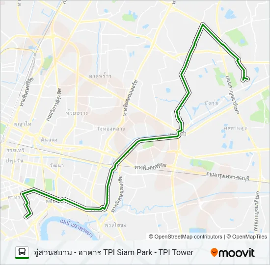 22 Bus Line Map