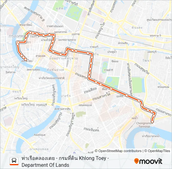 47 Bus Line Map