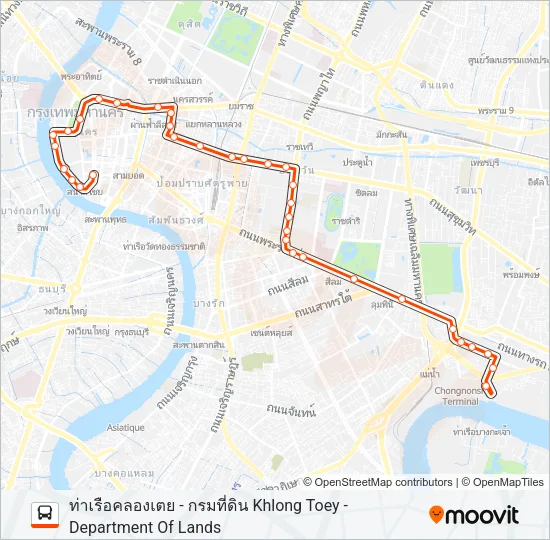 47 Bus Line Map