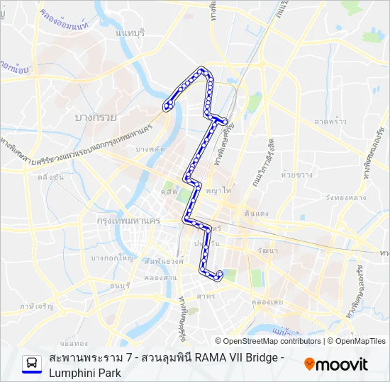 50 Bus Line Map