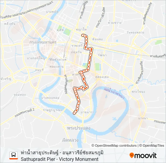 62 Bus Line Map