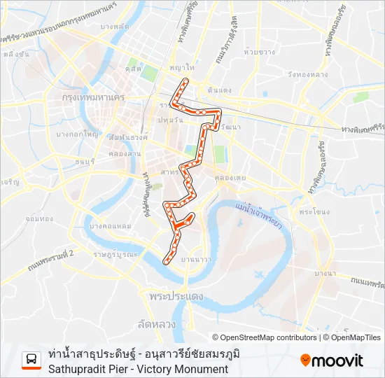 62 Bus Line Map