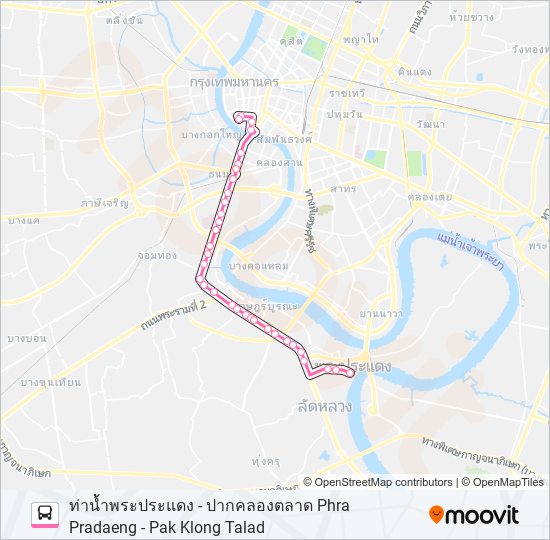 82 รถบัส แผนที่สายรถ