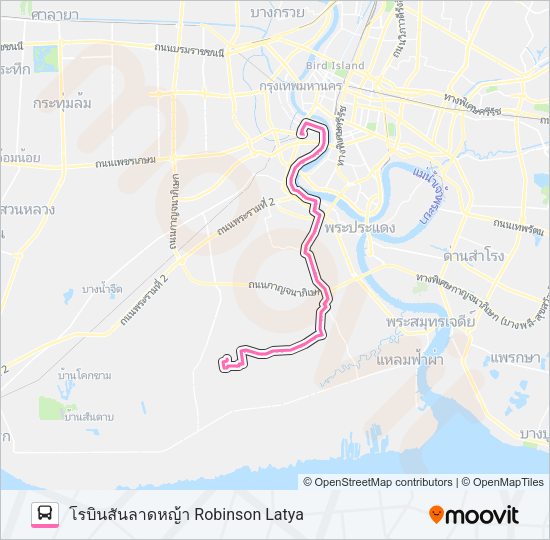 88 รถบัส แผนที่สายรถ