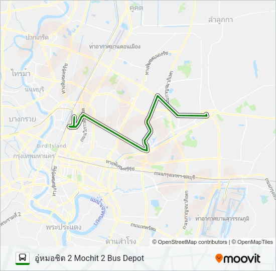 96 Bus Line Map