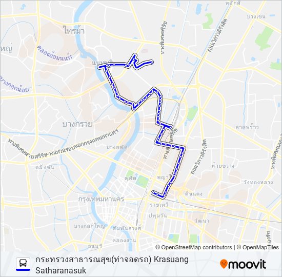 97 bus Line Map