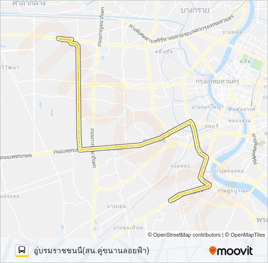 101 รถบัส แผนที่สายรถ