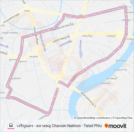111 Bus Line Map