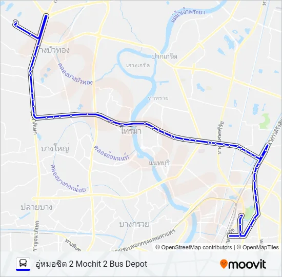134 Bus Line Map