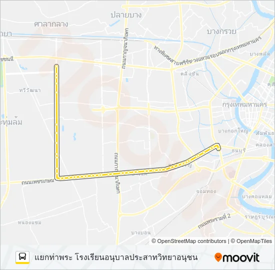 165 Bus Line Map