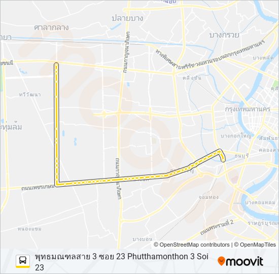 165 bus Line Map