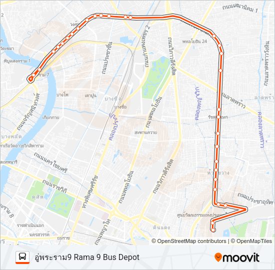 179 รถบัส แผนที่สายรถ
