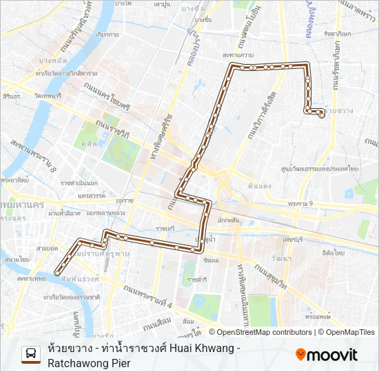 204 Bus Line Map