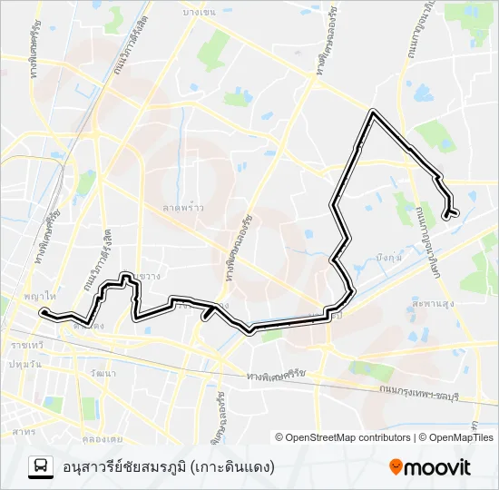 36ก Bus Line Map