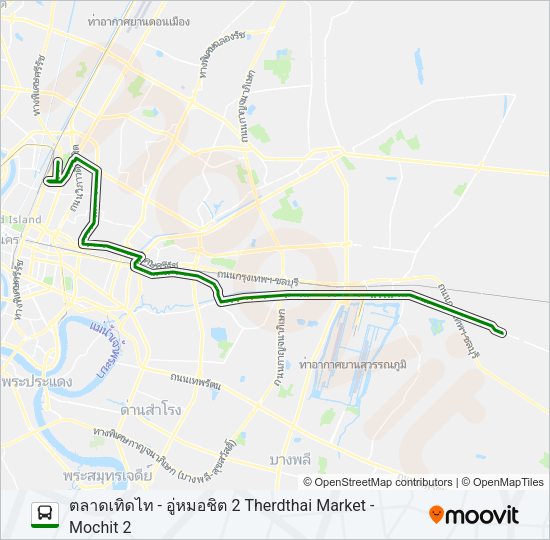 517 รถบัส แผนที่สายรถ