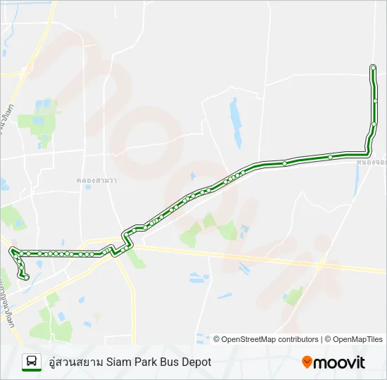525 Bus Line Map
