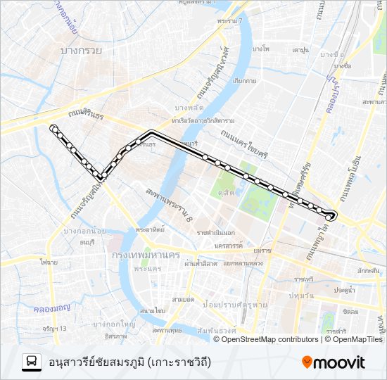 28 (ปอ.) (AC) รถบัส แผนที่สายรถ