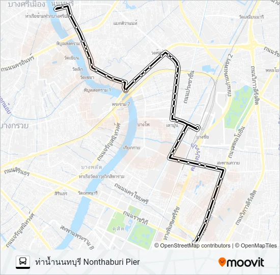 97 (ปอ.) (AC) Bus Line Map