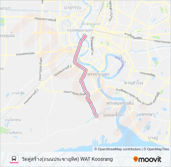 21 Bus Line Map