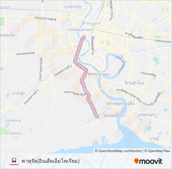 21 รถบัส แผนที่สายรถ