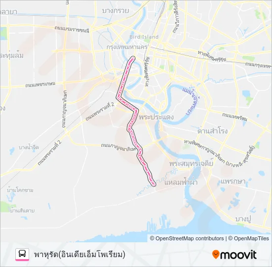 21 Bus Line Map