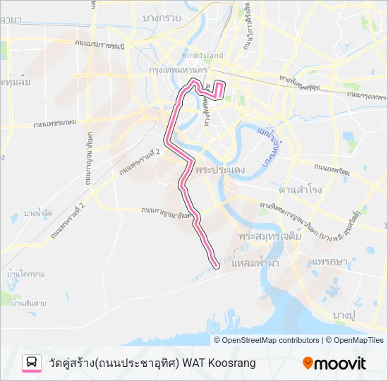 21 Bus Line Map