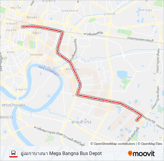 23 bus Line Map