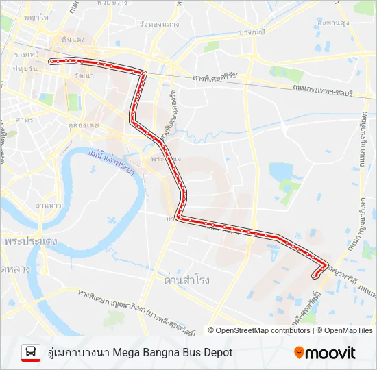 23 Bus Line Map